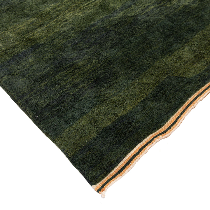 Green Casablanca Moroccan Wool Rug - 14'5" x 20'4"