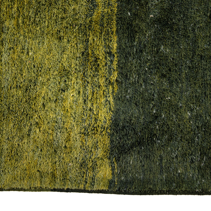 Green Casablanca Moroccan Wool Rug - 14'5" x 20'4"