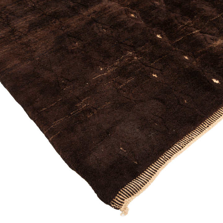 Brown Casablanca Moroccan Wool Rug - 10'9" x 13'7"