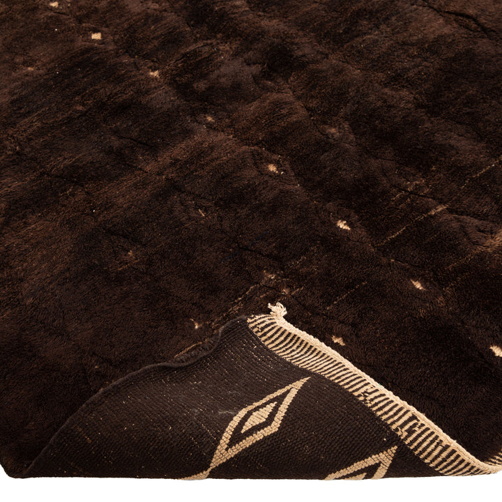 Brown Casablanca Moroccan Wool Rug - 10'9" x 13'7"