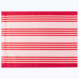 Cherry Red Kutnu Placemat