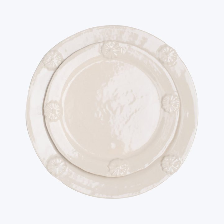 Flower Rim Dinner Plate