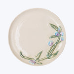 Flowery Dessert Plate - Forget-Me-Not