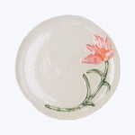 Flowery Dessert Plate, Tulip
