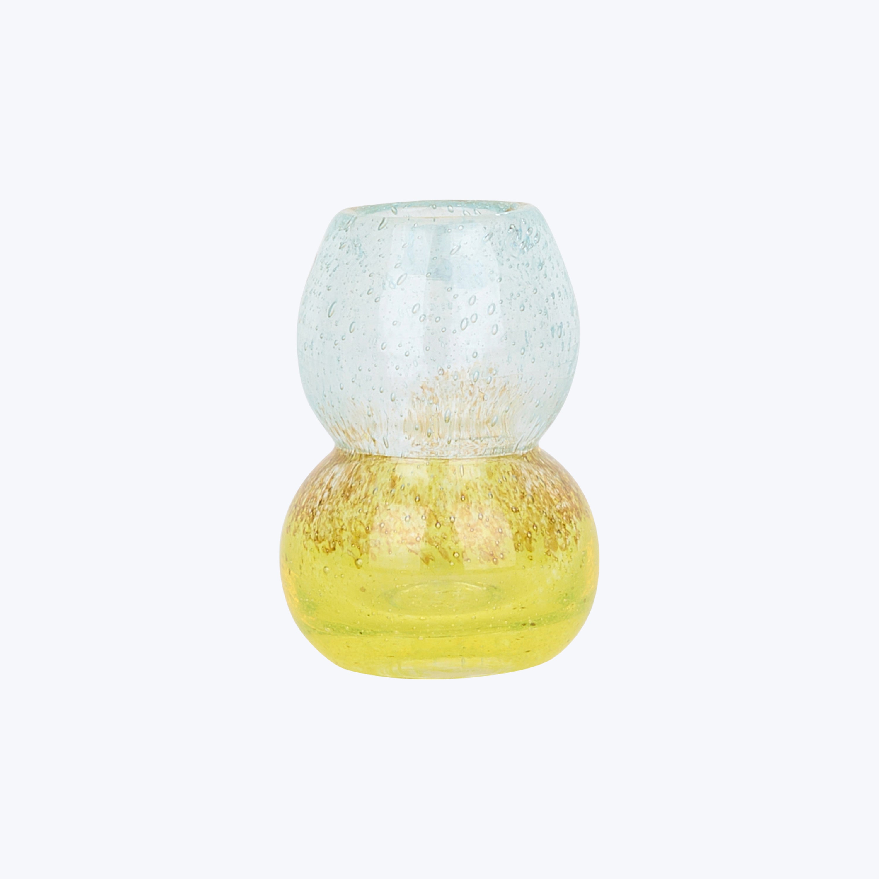 Glass Bubble Candlestick Holder - Thumbnail 4