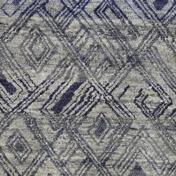 Grey Alchemy Transitional Wool & Silk Blend Rug - 5'11" x 5'6"