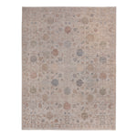 Grey Contemporary Silk Rug - 8' x 10'