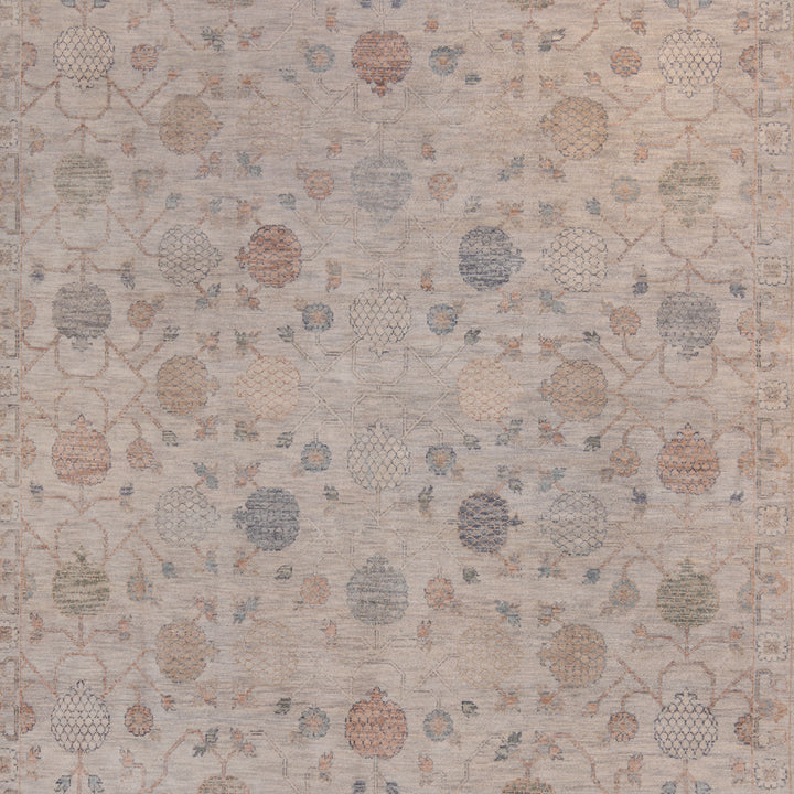 Grey Contemporary Silk Rug - 8' x 10'