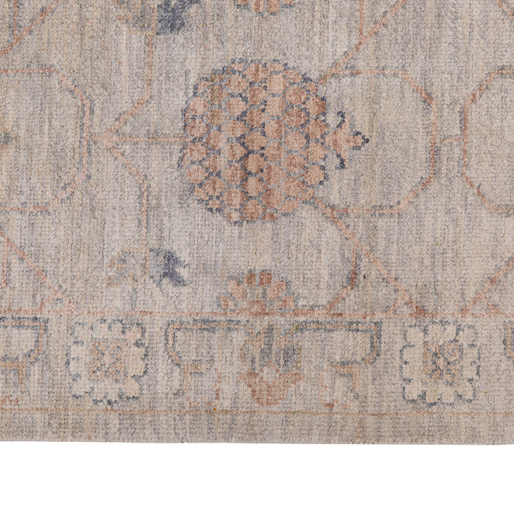 Grey Contemporary Silk Rug - 8' x 10'