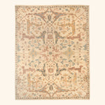 Ivory Traditional Silk Rug - 8' x 10'