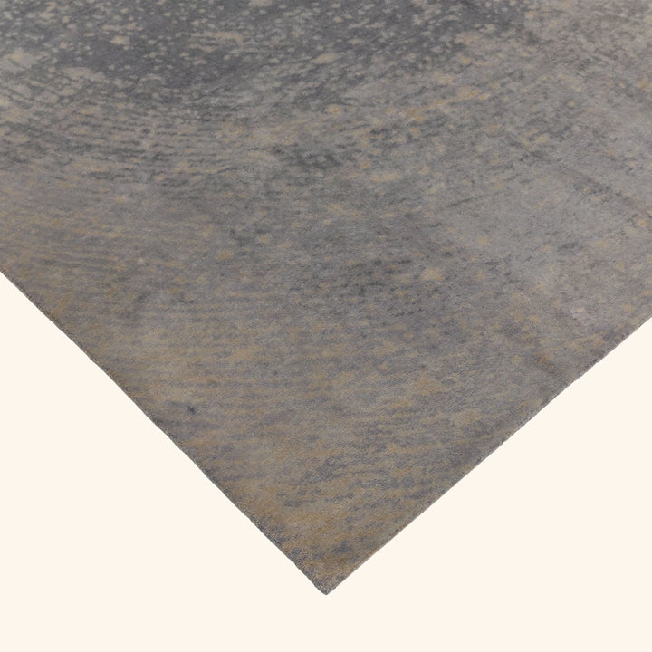 Grey Contemporary Silk Rug - 8' x 10'