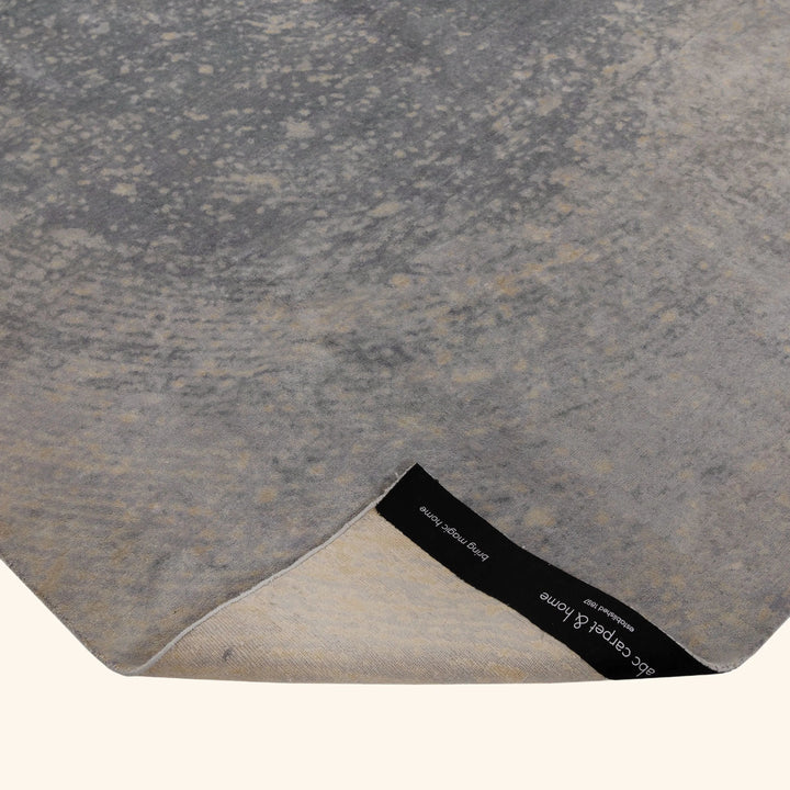 Grey Contemporary Silk Rug - 8' x 10'