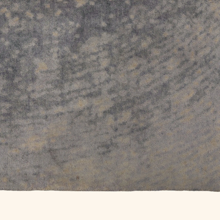 Grey Contemporary Silk Rug - 8' x 10'