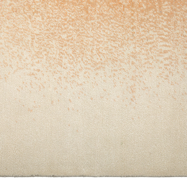 Contemporary Wool Blend Rug Orange Pink / 10x14