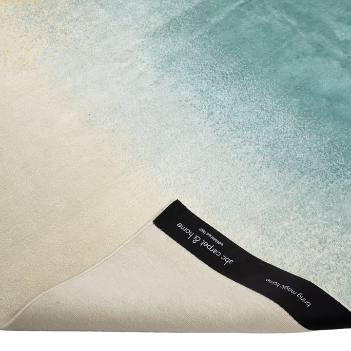 Contemporary Wool Blend Rug Multicolored / 9x12