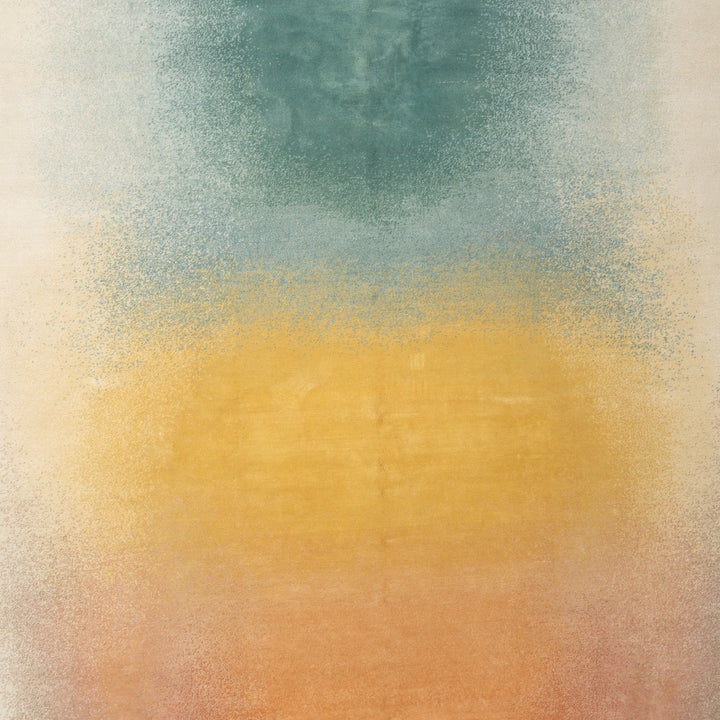 Contemporary Wool Blend Rug Multicolored / 10x14