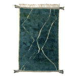 Blue Berber Wool Rug - 5'5" x 8'5"