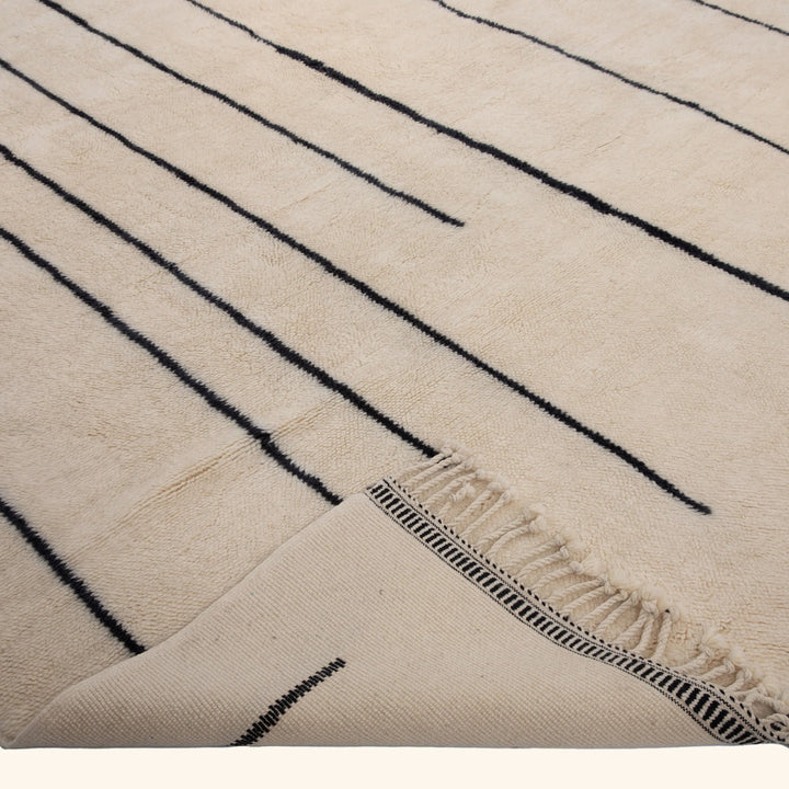 Ivory Berber Wool Rug - 10'3" x 13'2"