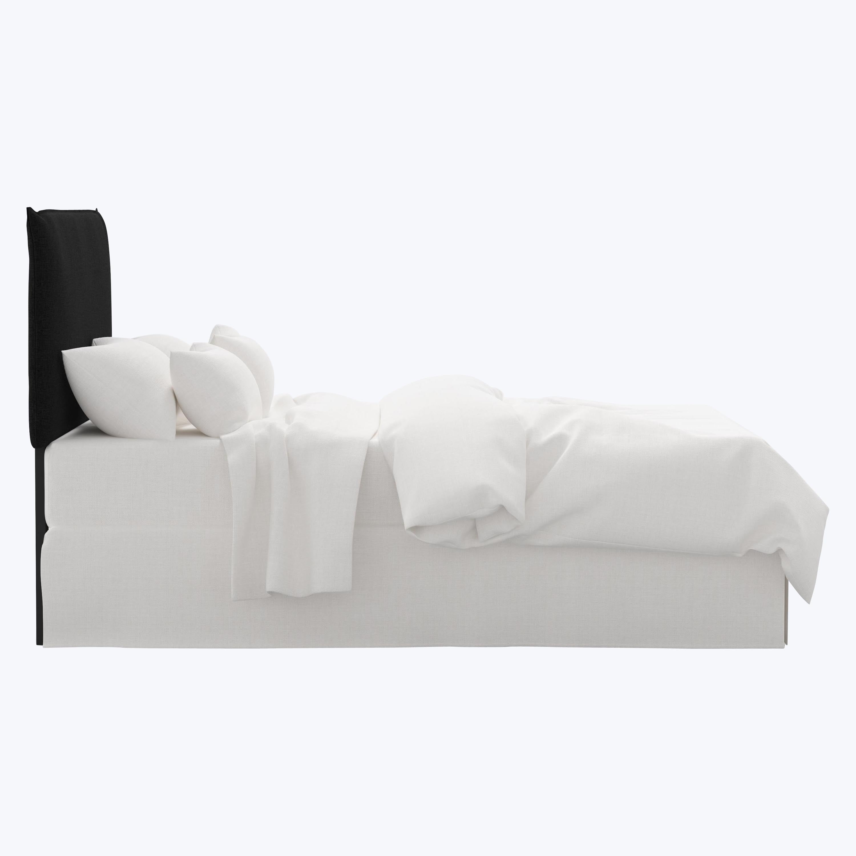 Willow Headboard Twin / Zuma Linen Black