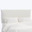 Willow Headboard Twin / Zuma Linen White