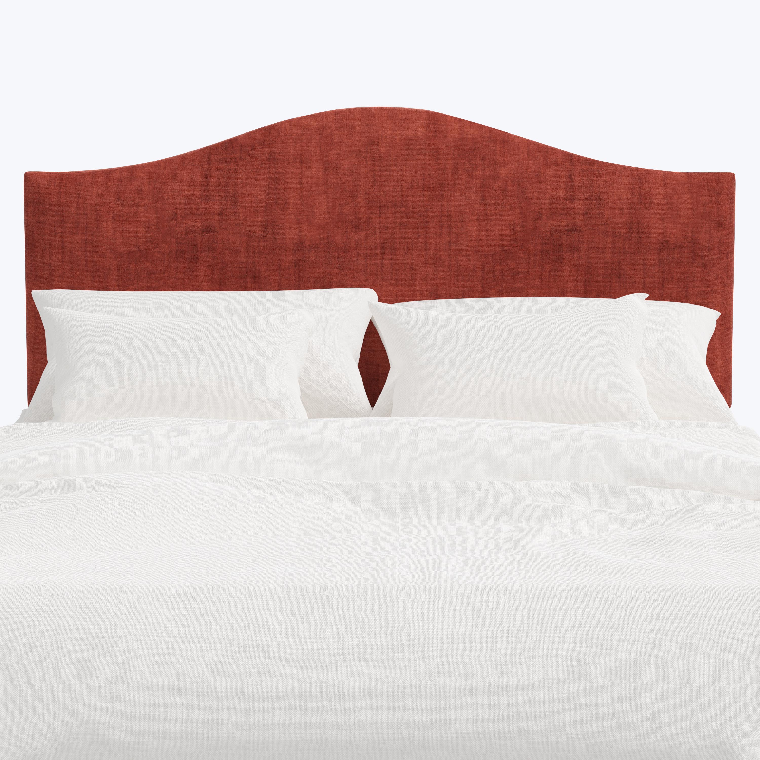 Wednesday Headboard Twin / Antique Velvet Paprika