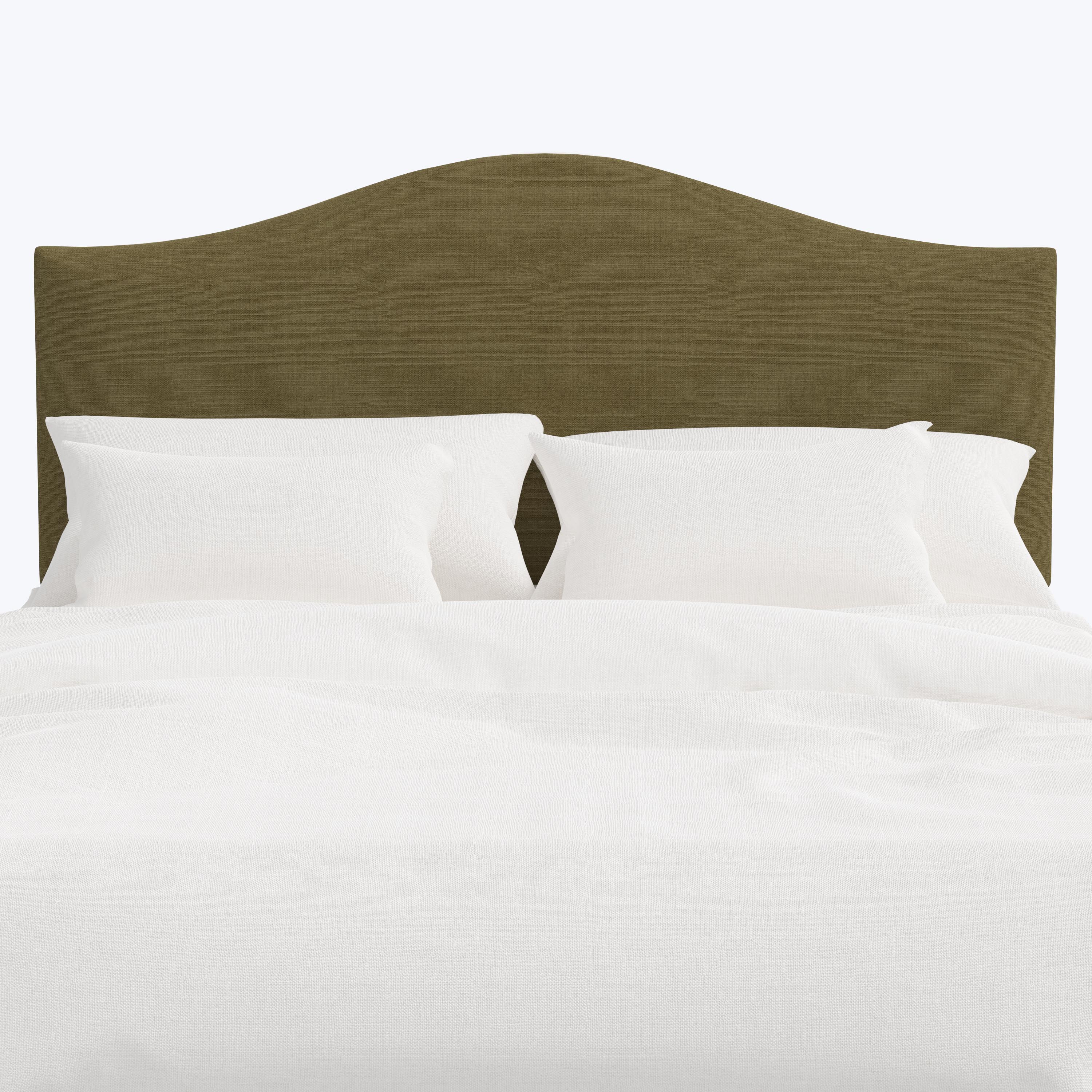 Wednesday Headboard Twin / Linen Olive