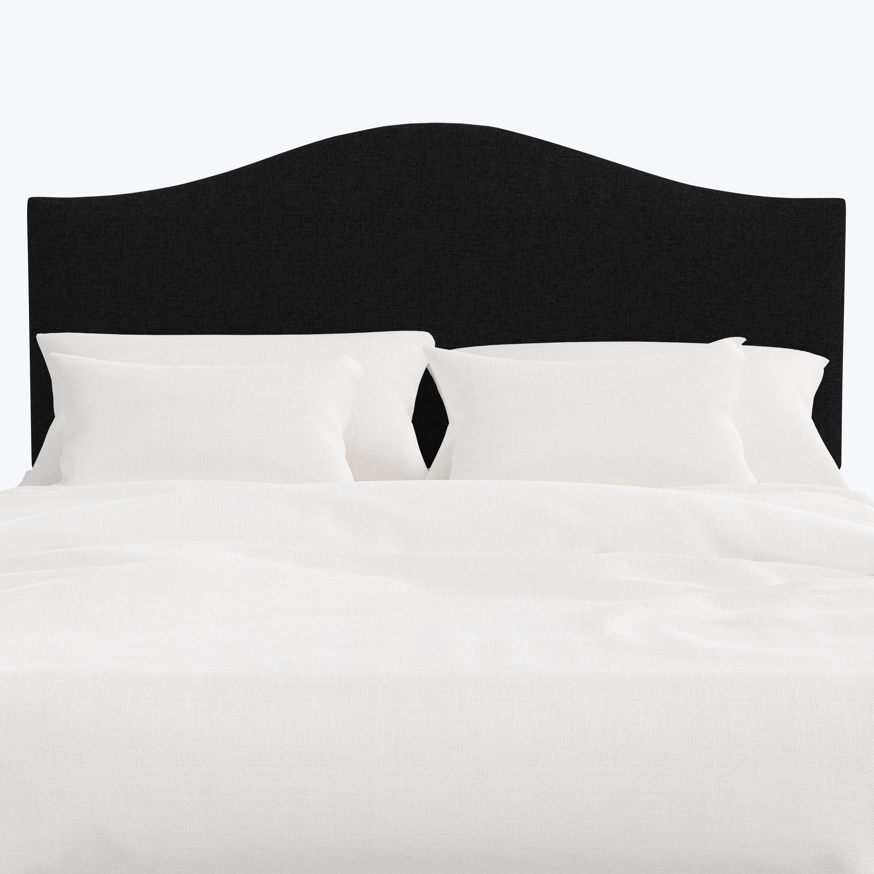 Wednesday Headboard Twin / Zuma Linen Black