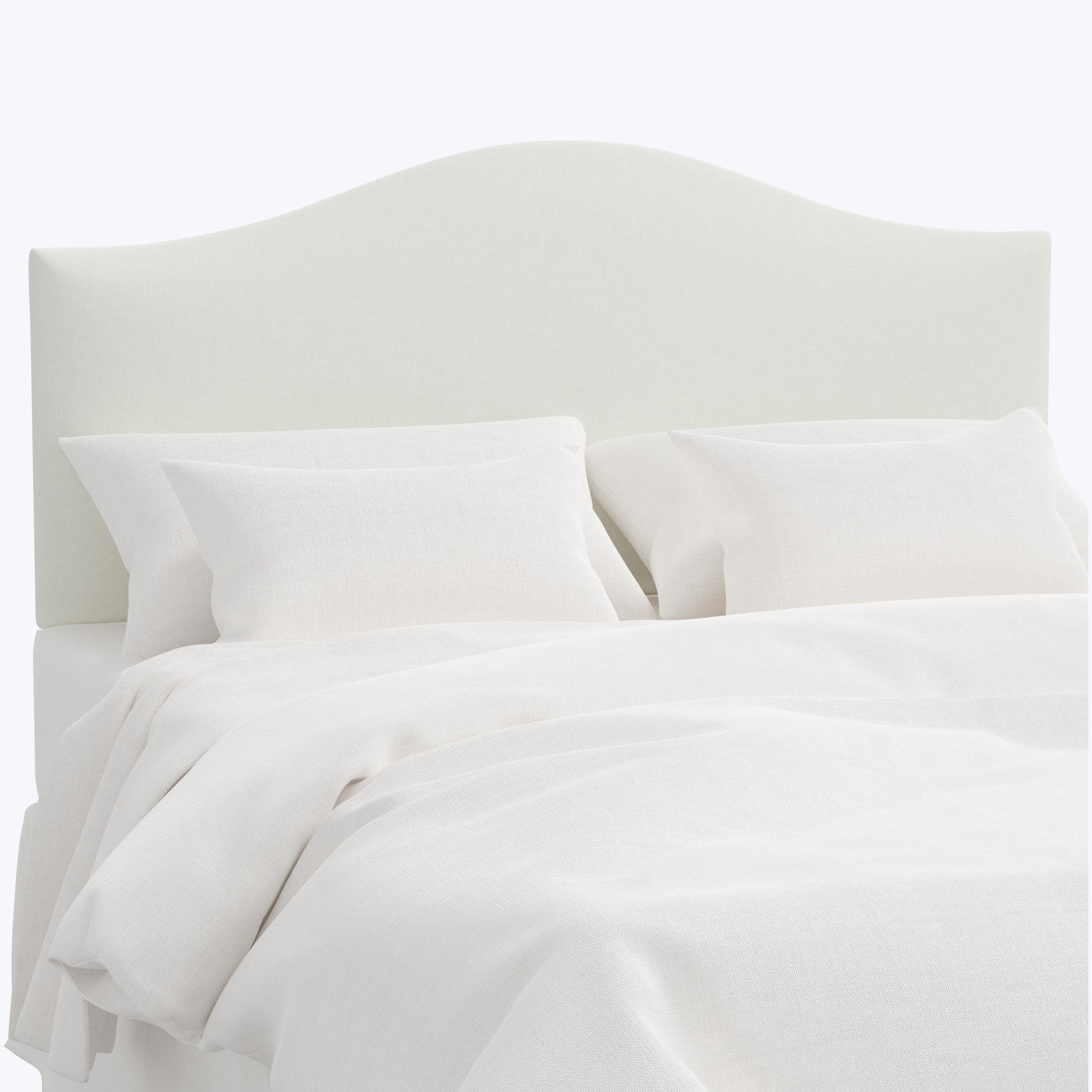 Wednesday Headboard Twin / Zuma Linen White