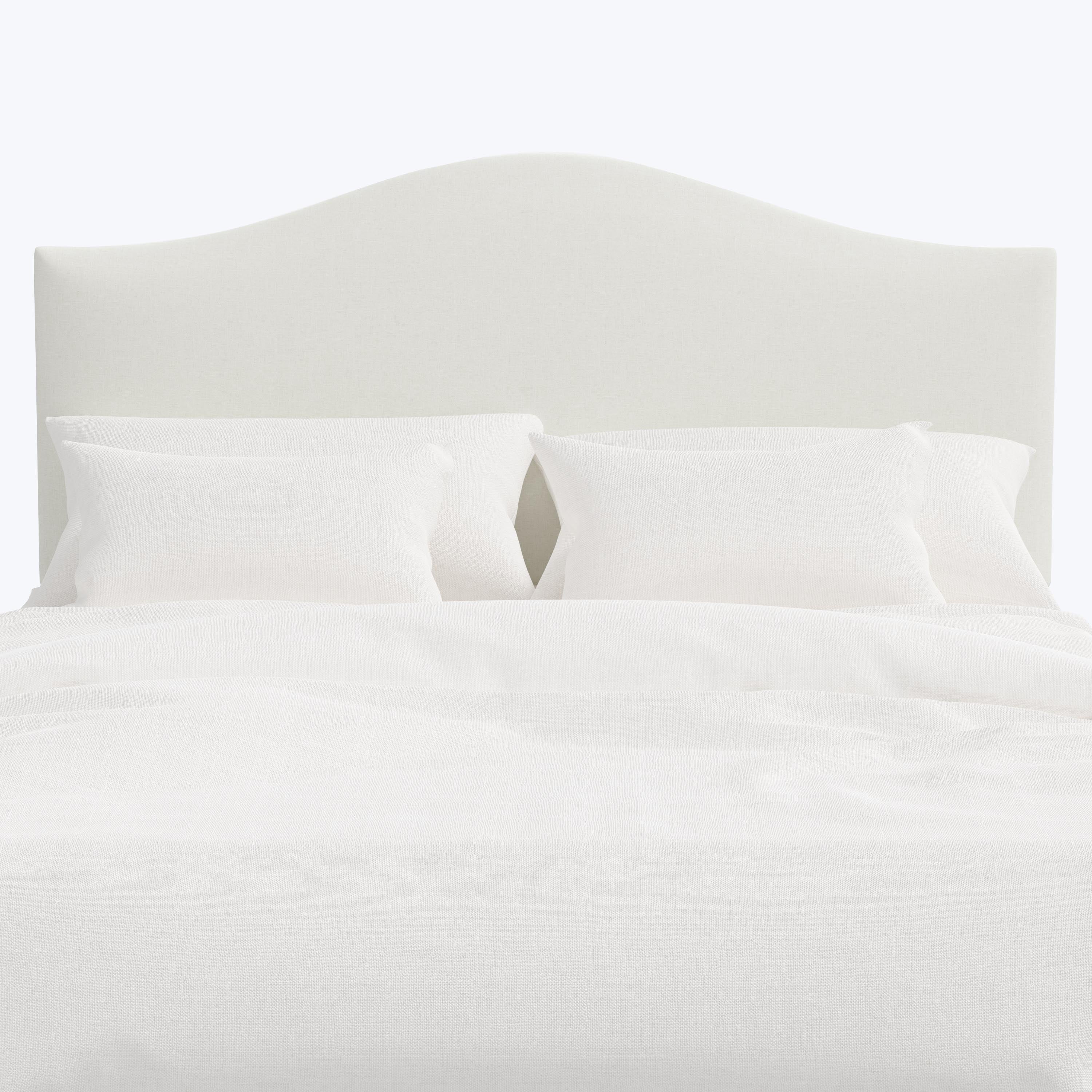 Wednesday Headboard Twin / Zuma Linen White