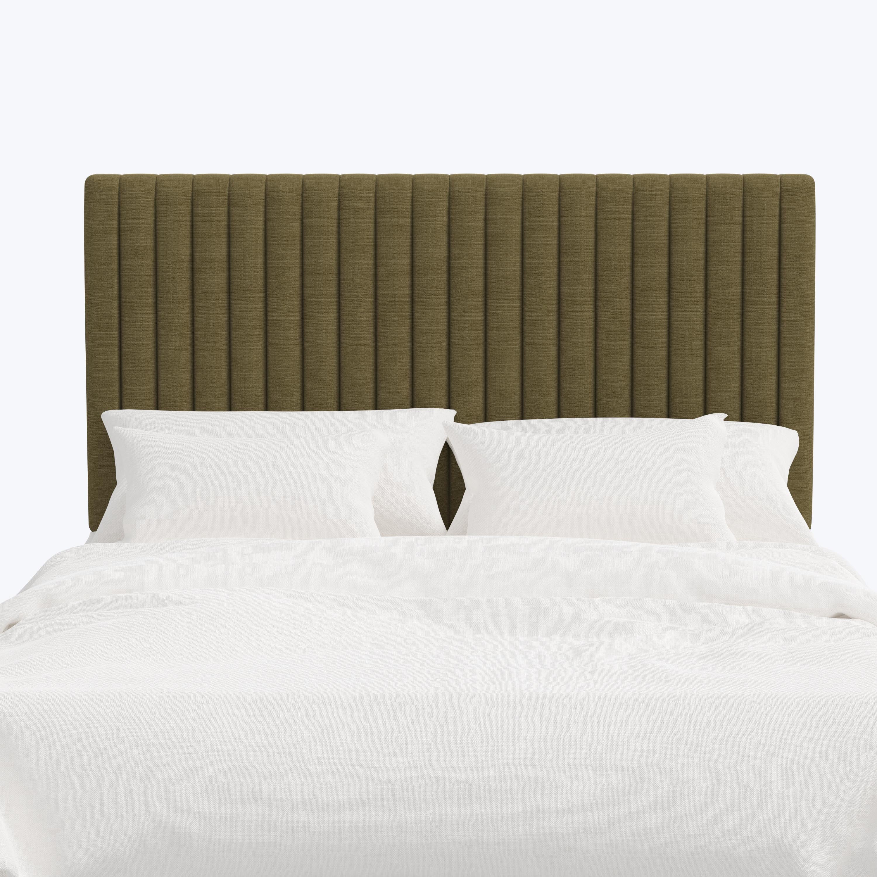 Minetta Headboard Twin / Linen Olive