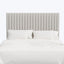 Minetta Headboard Twin / Velvet Light Grey