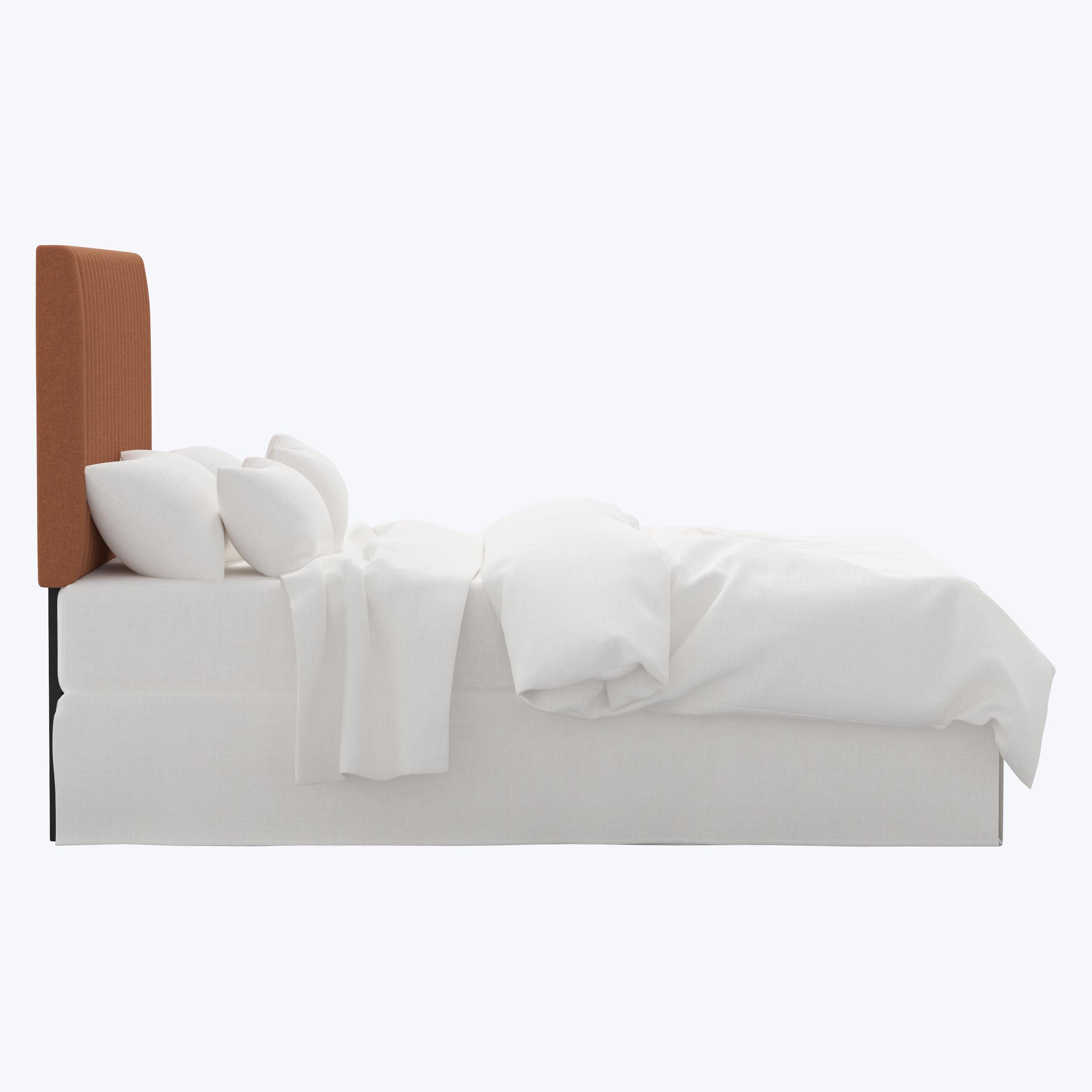 Minetta Headboard Twin / Zuma Linen Terracotta