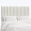 Minetta Headboard Twin / Zuma Linen White