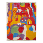 Multicolored Carnaby Moroccan Style Wool Rug - 10'4" x 13'1"