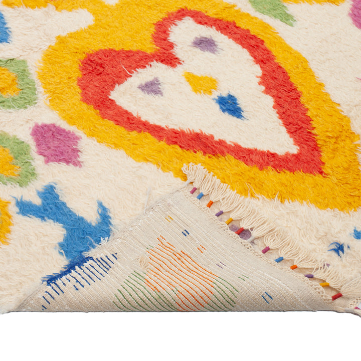 Multicolored Carnaby Moroccan Style Wool Rug - 9' x 11'10"