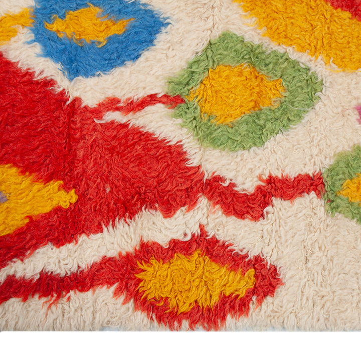 Multicolored Carnaby Moroccan Style Wool Rug - 9' x 11'10"