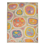 Multicolored Carnaby Moroccan Style Wool Rug - 12'5" x 9'5"