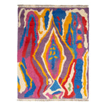 Multicolored Carnaby Moroccan Style Wool Rug - 9'1" x 11'8"