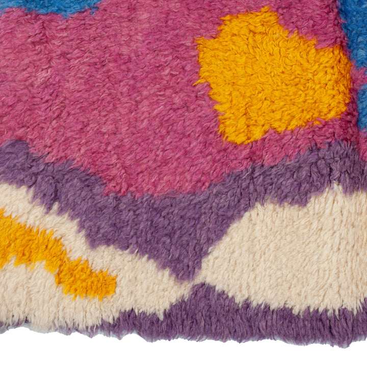 Multicolored Carnaby Moroccan Style Wool Rug - 9'1" x 11'8"