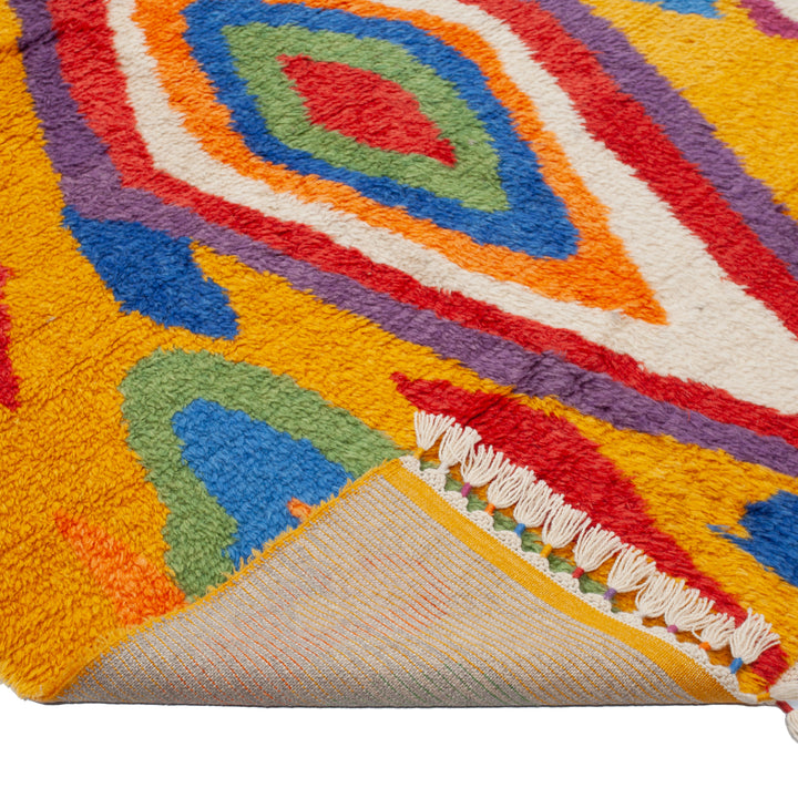 Multicolored Carnaby Moroccan Style Wool Rug - 10'2" x 14'5"