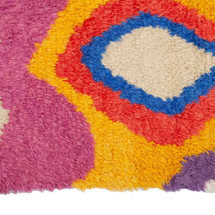 Multicolored Carnaby Moroccan Style Wool Rug - 10'2" x 14'5"
