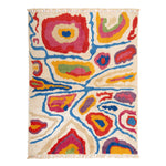 Multicolored Carnaby Moroccan Style Wool Rug - 8'2" x 9'10"