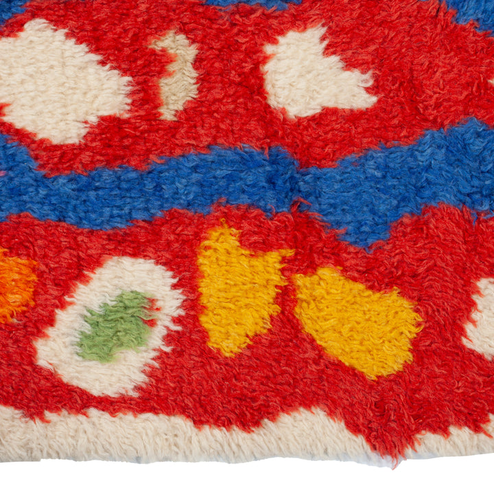 Multicolored Carnaby Moroccan Style Wool Rug - 9'4" x 12'3"