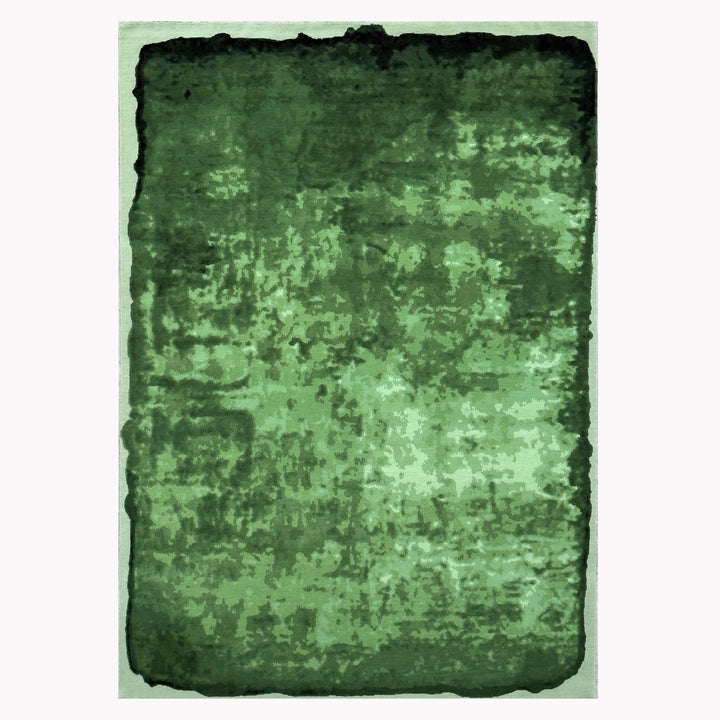 Contemporary Tibetan Wool Rug Sage / 6x9