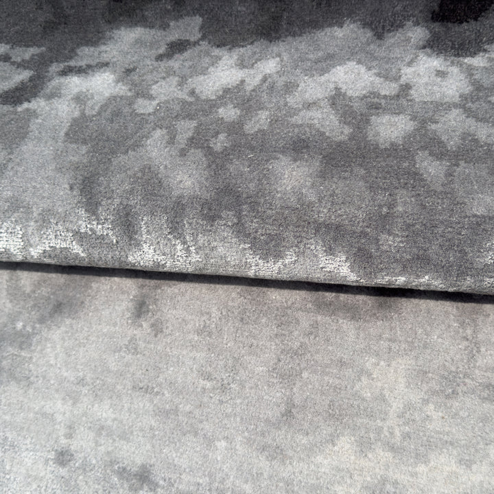 Contemporary Tibetan Wool Rug Silver / 6x9