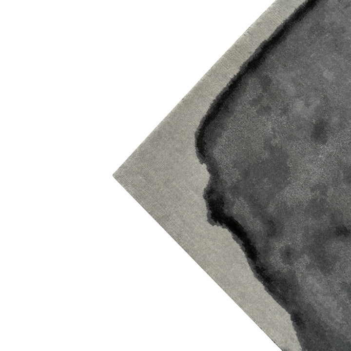 Contemporary Tibetan Wool Rug Silver / 6x9