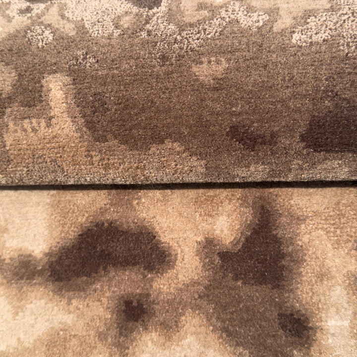Contemporary Tibetan Wool Rug Camel / 8x10