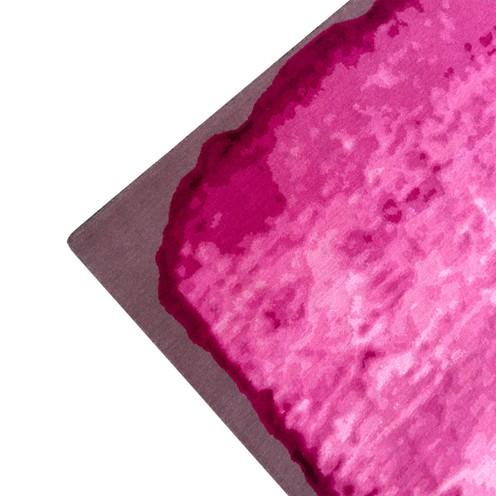 Contemporary Tibetan Wool Rug Pink / 8x10
