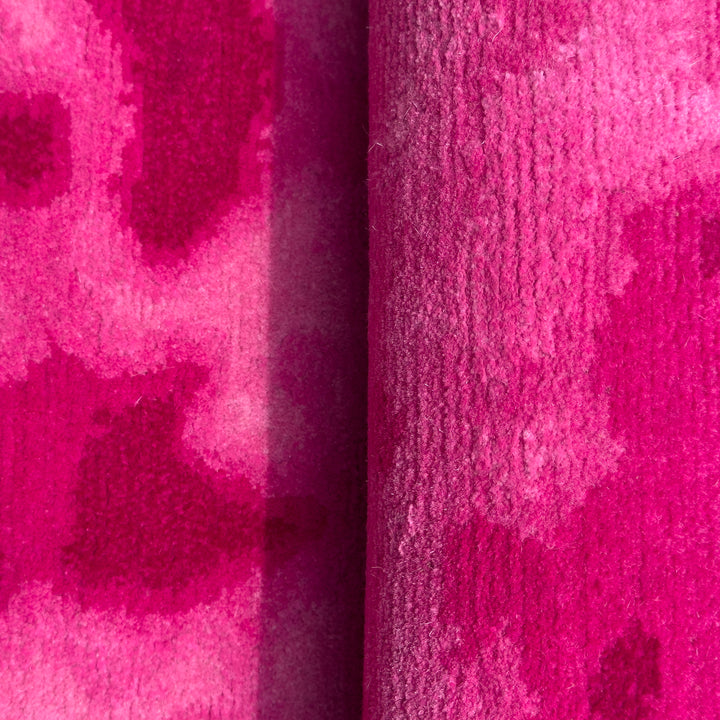 Contemporary Tibetan Wool Rug Pink / 8x10