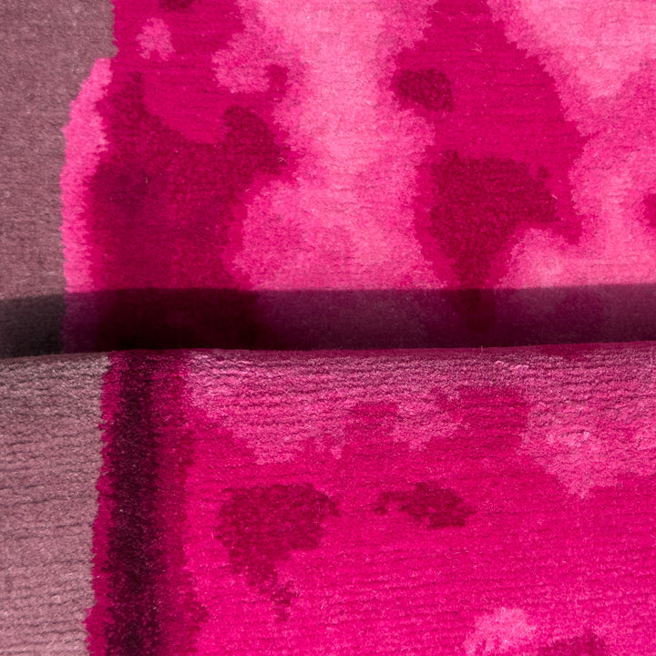 Contemporary Tibetan Wool Rug Pink / 8x10